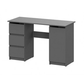 Стол письменный NN Мебель (МС Денвер К) Графит серый 1,2 м